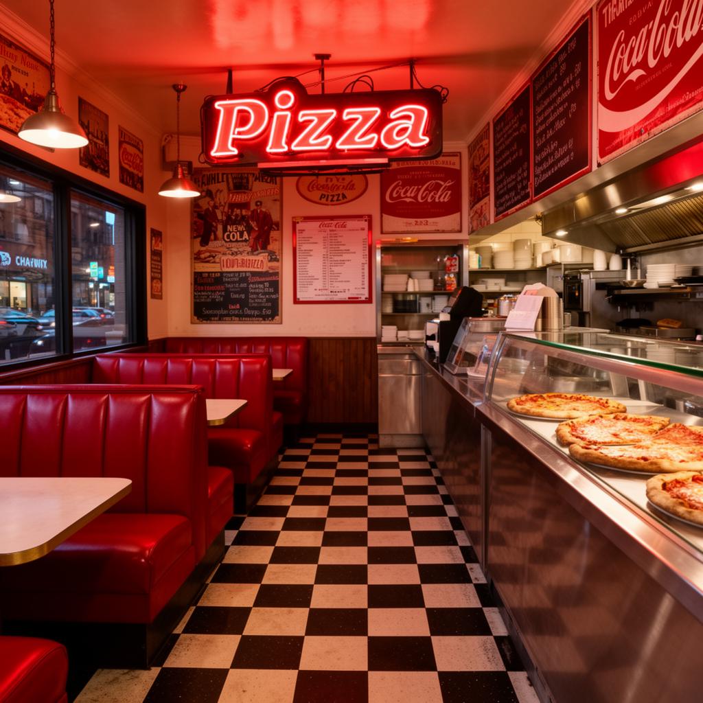 Inside the USA Style Pizza kitchen